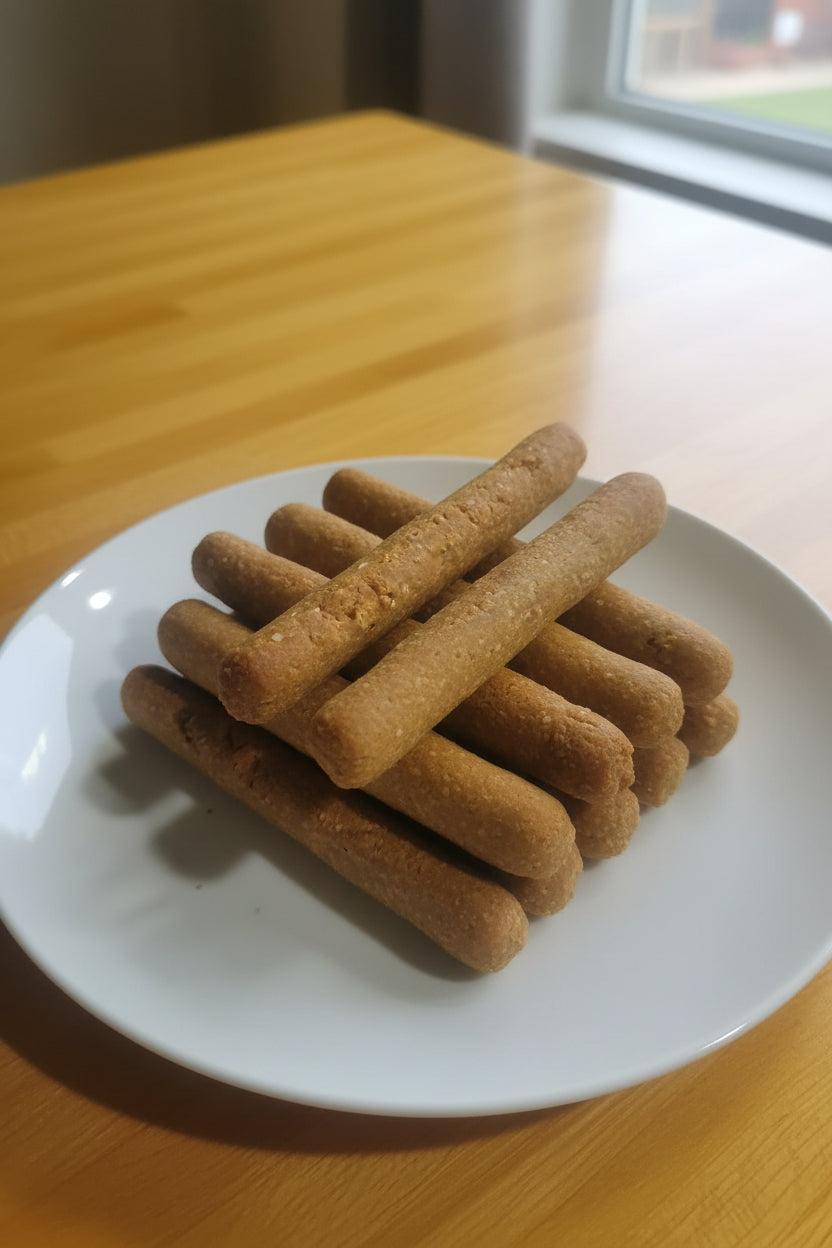 Peanut Butter Banana crunch sticks